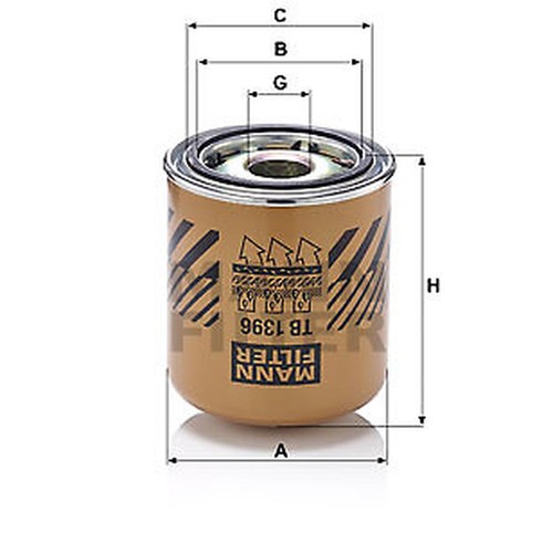 Mann filter 1396 x - tb,