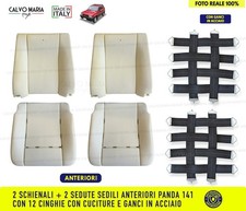 Imbottiture Sedili Fiat Panda 141 141A 4X4 con Cinghie RINFORZATE Cuscini auto