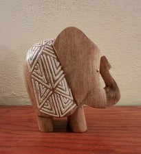 Tronco elefante in legno