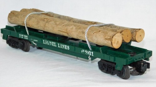 Lionel 6361 flatcar con tronco - flatcar,