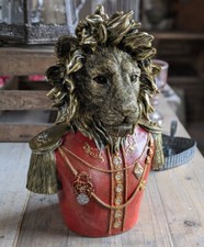 STATUA BUSTO LEONE ALTEZZA 37