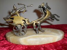 BIGA IN BRONZO 2 CAVALLI