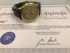 LONGINES CHRONO 30CH FLAYBACK 18 KT