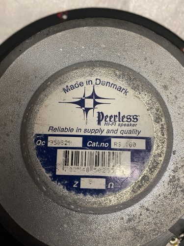 Peerless woofer made in - woofer, hi-fi