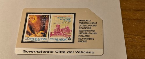 Scheda telefonica vaticano - scheda,