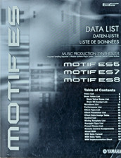 Yamaha motif es6 es7 es8 - yamaha, es