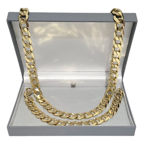 Set cordoncino uomo oro ct - set, 9