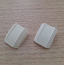 LEGO 30602 x2 White / Bianco - Inclinato Curvo 2 x 2 Bordo, senza Stud