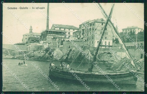 Genova quinto barca - quinto, cartolina