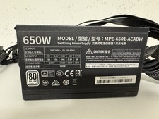 Cooler  Master 650w alimentatore MPE-6501-ACABW ATX SATA PCIe