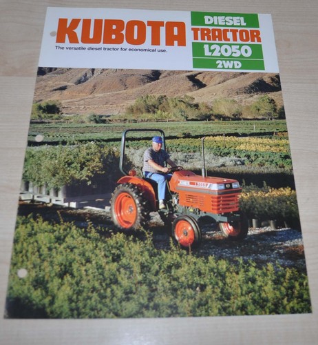 Brochure giapponese trattore