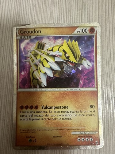 Groudon pokemon card sl4 - card, #sl4