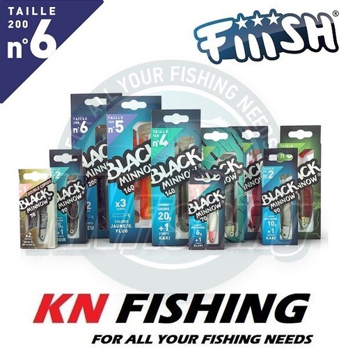 Fiiish black minnow 200mm - minnow, no.6