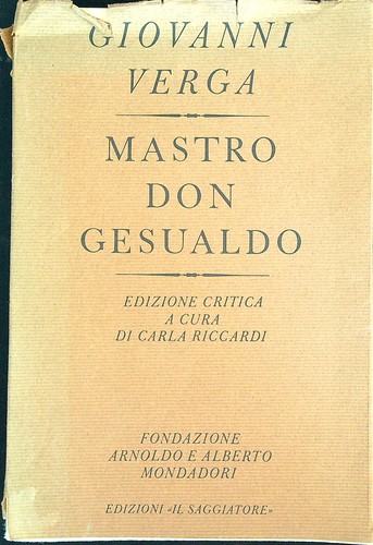 Mastro don gesualdo - mastro, verga