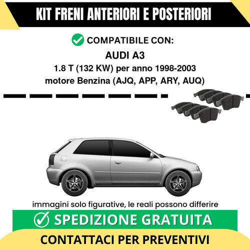 Pastiglie freno ant - pastiglie, post