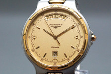 [Quasi MINT-] LONGINES Conquest 4022 Oro Quarzo 35mm Orologio Uomo dal GIAPPONE