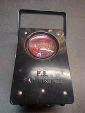 rara lampada ferrovie dello stato FS luce bianca e rossa da capotreno usata