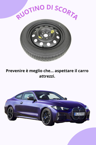 Ruotino scorta per bmw - 18",