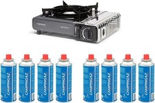 FORNELLO CAMPEGGIO CAMPINGAZ BISTRO' 3 CON VALIGETTA INCLUSE 8 BOMBOLETTE