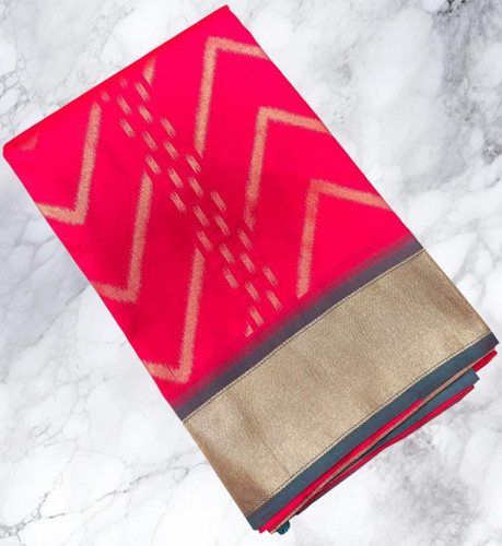 Sari seta design zig zag - a,