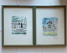 Acquerello in cornice firmato