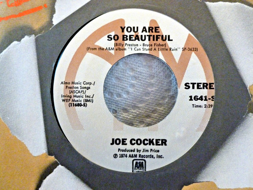 Joe cocker you are - cocker-a&m, 45-you