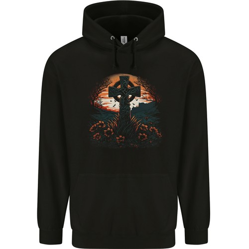 Felpa gothic uomo con - un, da