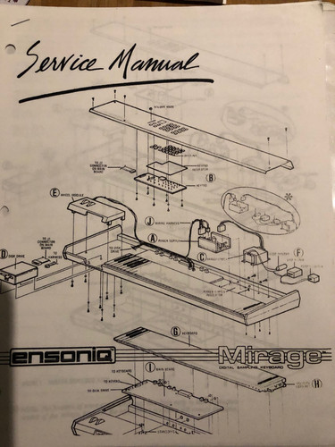 Manuale servizio ensoniq - manuale, di