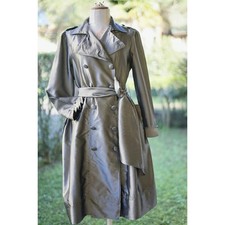 TRENCH DONNA COLORE ARGENTO  TG. 12 uk/ 44 it Atmosphere