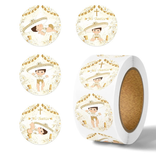 Rotolo adesivi 500 pezzi - rotolo,