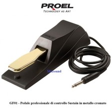 PROEL GF01 PEDALE PROFESSIONALE DAMPER SUSTAIN PER TASTIERA e PIANO elettrico