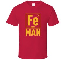 Maglietta Fe Iron Man Ironman Triathlon Film Fan Scienza Geek