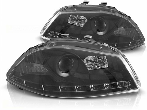 Kit fari led neri - fari, per