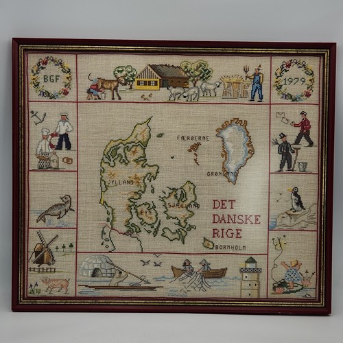 Mappa danimarca vintage 1979 - mappa,
