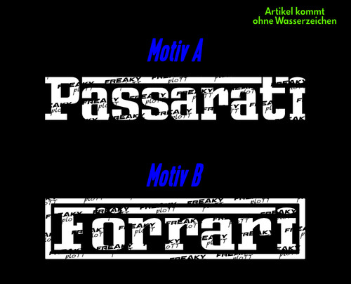 Adesivo passarati 30cm auto - passarati,