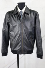 Giacca pelle nera superior new - giacca,
