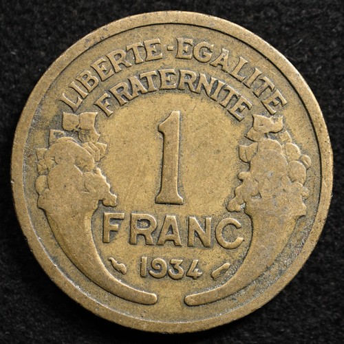 Francia franco 1934 moneta - 1, 1934,