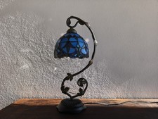Lampada Stile Tiffany Blu