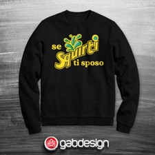 Felpa nera senza cappuccio Se