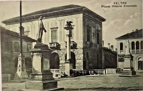 Cartolina feltre belluno - cartolina, 1925