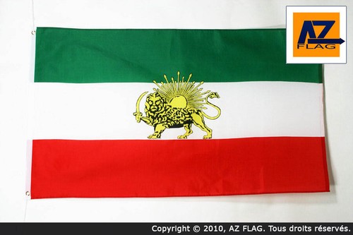 Bandiera iran antica - iran, 90x60cm