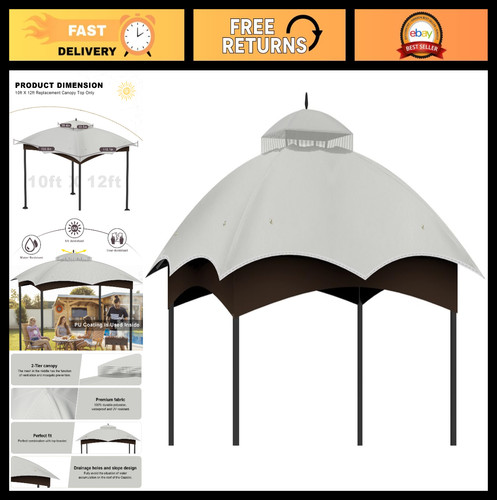 Gazebo esterno 10x12 - gazebo, da