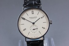[con carta] Orologio da uomo Nomos Tangente TAN171-W1 piccolo 35 mm carica se...