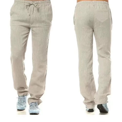 Pantaloni lino cotone - in, da