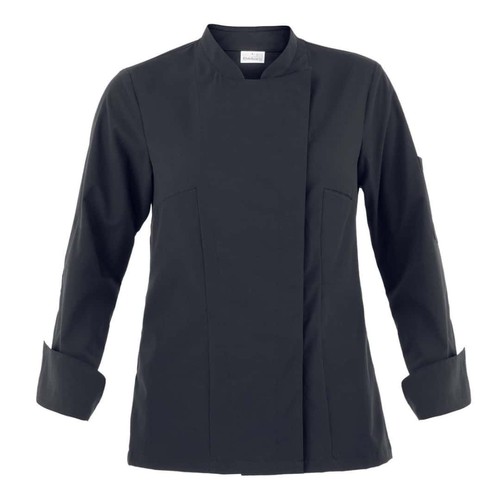 Giacca cuoco donna - gloria, nera