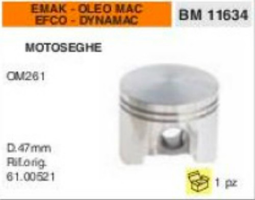 00521 pistone motosega emak - 61.00521,