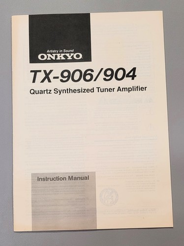 Onkyo 906 904 amplificatore - onkyo,