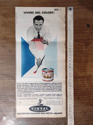 Pubblicità vintage 1957