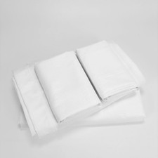 Completo Letto No Stiro Martellato Matrimoniale Bianco  Hotel BeB Casa vacanza