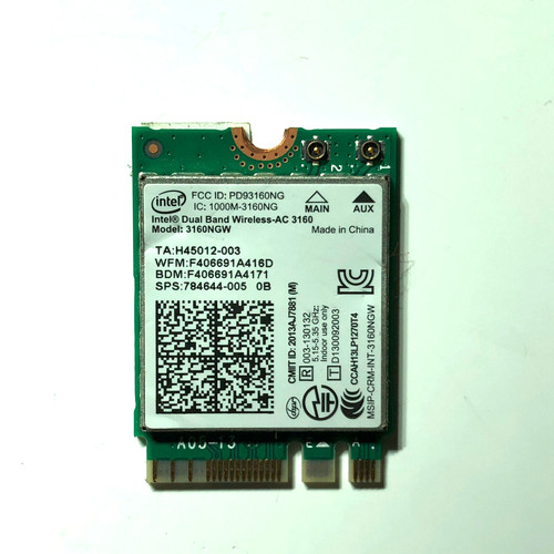 Intel dual band 3160ngw - intel,